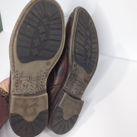 Bed Stu Mens Boots Size 10 Brown Leather Slip On - Picture 5 of 12